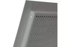 Metalen rooster industrieel 150x200mm zink - MRF1520Zn
