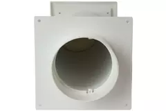 Geveldoorvoer SPK3 Ø100mm met terugslagklep