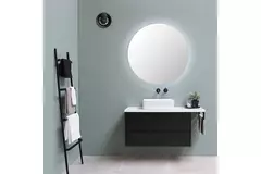 Badkamer ventilator Svara met timer, vocht- en lichtsensor 100-125mm (app-gestuurd) ZWART