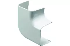 Climaplus airco leidinggoot Plattebocht 70x55mm RAL 9010 WIT