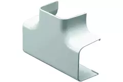 Climaplus airco leidinggoot T-stuk tbv kanaal 90x65mm RAL 9010 WIT