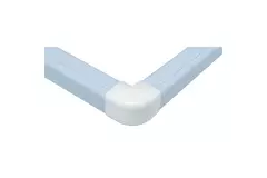 Climaplus airco leidinggoot Buitenbocht 90x65mm RAL 9010 WIT