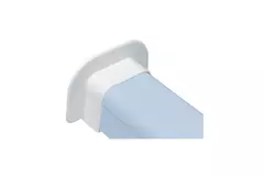 Climaplus airco leidinggoot muurrozet 90x65mm RAL 9010 WIT