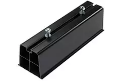 Montagebalk buitenunit van hard PVC, lengte 1000mm
