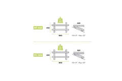 Rodigas Dakconsole hellingshoek 9° tot 45° 800x520mm