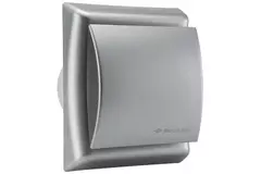 Itho Daalderop badkamerventilator Ø 100 mm- mat zilver met timer BTVZ-N211 T