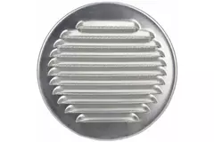 Metalen ventilatierooster rond incl. montagebus Ø 180 mm aluminium - DWRA180S