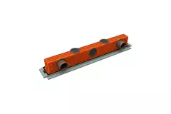 Ergovent instucbaar frameloos lijnrooster 1000 mm met aansluitdiameter 90 mm - profiel