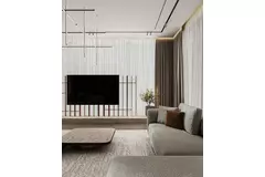 Ergovent instucbaar frameloos lijnrooster 1050 mm met aansluitdiameter 75 mm - modulair - 1 sleuf