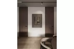 Ergovent instucbaar frameloos lijnrooster 1050 mm met aansluitdiameter 75 mm - modulair - 1 sleuf