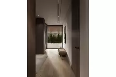 Ergovent instucbaar frameloos lijnrooster 1050 mm met aansluitdiameter 75 mm - modulair - 1 sleuf
