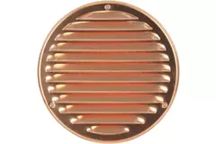 Metalen ventilatierooster rond Ø160 mm koper - MR160Cu