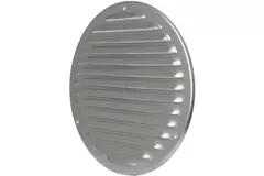 Metalen ventilatierooster rond Ø 125mm zink - MR125ZN