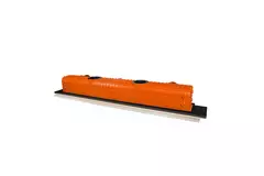 Ergovent instucbaar frameloos lijnrooster 1050 mm met aansluitdiameter 75 mm - modulair - 1 sleuf