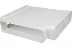 Rechthoekig kunststof T-stuk 220x90mm - KT29