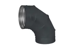 Spiro bocht 315 mm 90 graden (sendz. verz.) RAL7016