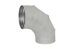Spiro bocht 250 mm 90 graden (sendz. verz.) RAL7035