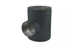 Spiro t-stuk diameter 125 mm - 125mm (90 graden) (sendz. verz.) RAL7016