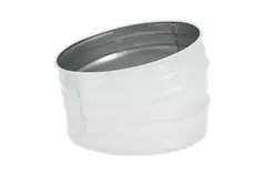Spiro bocht 125 mm 15 graden (sendz. verz.) RAL9010