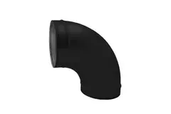 Spiro bocht 125 mm 90 graden (sendz. verz.) RAL9005