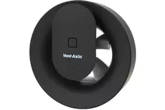 Badkamer ventilator Svara met timer, vocht- en lichtsensor 100-125mm (app-gestuurd) ZWART