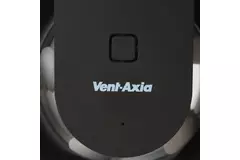 Badkamer ventilator Svara met timer, vocht- en lichtsensor 100-125mm (app-gestuurd) ZWART