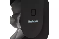 Badkamer ventilator Svara met timer, vocht- en lichtsensor 100-125mm (app-gestuurd) ZWART