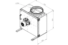 Boxventilator rookgas F400 - MPS 315 D4 F4 30