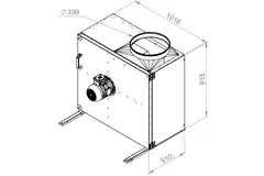 Boxventilator rookgas F400 - MPS 500 D4 F4 30