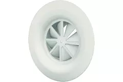 Wervelrooster met diffusorring, centrale schroefbevestiging Ø 160mm
