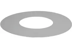 Afdekplaat diameter  80 mm rond I304 (D0,6)