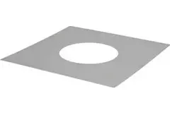 Afdekplaat diameter  600 mm vierkant I304 (D0,6)