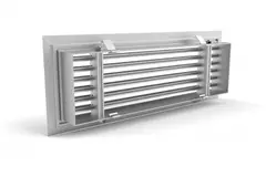 Staafrooster voor vloermontage met klemveren - 200x50 mm