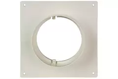 Ronde kunststof muurplaat diameter: 125mm AFS125