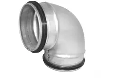 Korte ronde spiro bocht 90° Ø 80mm voor spirobuis