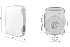 Brink Sonair 3.0 decentrale ventilatie unit 150 m³/h