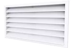 Buitenmuurrooster aluminium 1800x700 - RAL 9016
