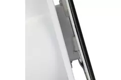 Badkamer ventilator Ø 100 mm met timer en inschakelvertraging - glazen front satijn goud