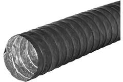 Combidec ventilatieslang aluminium met polyester buitenlaag ZWART Ø 150 mm (10 meter)