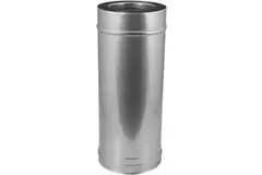 Concentrische diameter 80 - 125 mm buis L500 I316L/I304 (D0,5/0,5) (incl. afdichtingsrubbers binnenbuis)