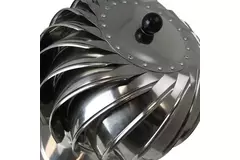 Windgedreven dakventilator Cowl 150 mm RVS inclusief plakplaat - 65m3/h