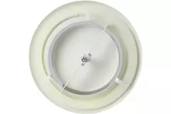 Ventilatie afvoer ventielen metaal Ø 200 mm RAL 9010 met klemveren - DVSC200