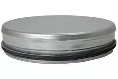 Spiro deksel Ø 125mm voor spirobuis - Gegalvaniseerd
