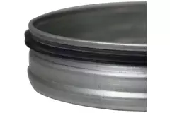 Spiro deksel Ø 125mm voor spirobuis - Gegalvaniseerd