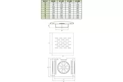 Ventilatie toevoer en afvoerventiel luxe met filter Ø 100 mm - Alpha DLD-P100