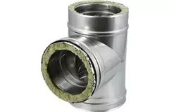 DW diameter 150 mm (150/200) T-stuk T90 I316L/I304 (D0,5/0,6)