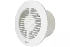Badkamer ventilator rond Ø 125 mm wit met timer en vochtsensor - EA125HT