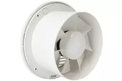 Badkamer ventilator rond Ø 150 mm wit - basis EA150