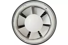 Badkamer ventilator rond Ø 100 mm antraciet - design EAT100A