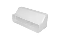 Rechthoekige kunststof verloop - 220x90 mm naar 220x55 mm - KS29-25